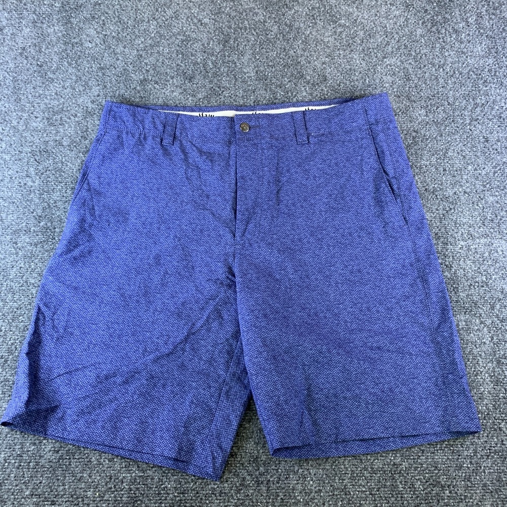 Callaway Chino Golf Shorts Mens 36 Blue Active Waistband Opti-Dri Stretch Sports